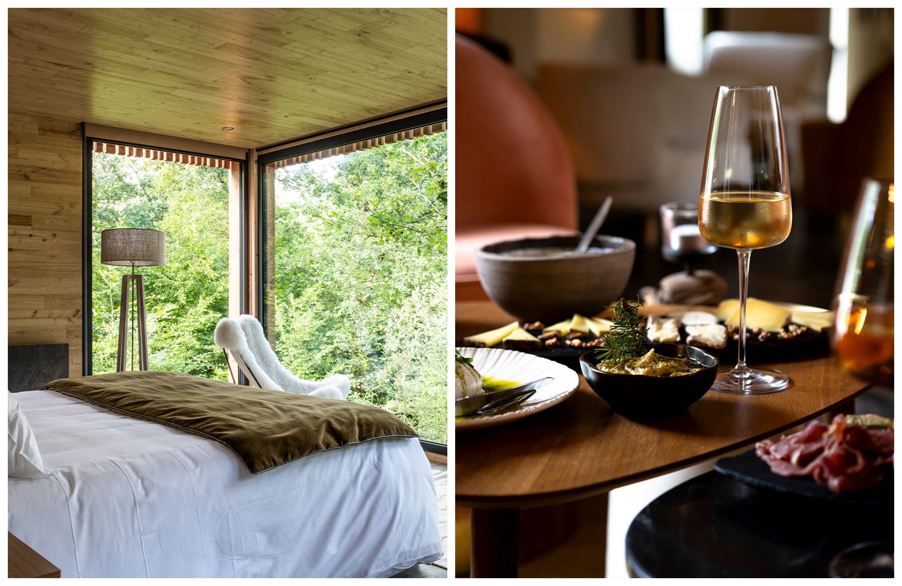 With its stilted lodges nestled deep in the forest, Loire Valley Lodges offers a serene retreat amid the trees. © Loire Valley Lodges