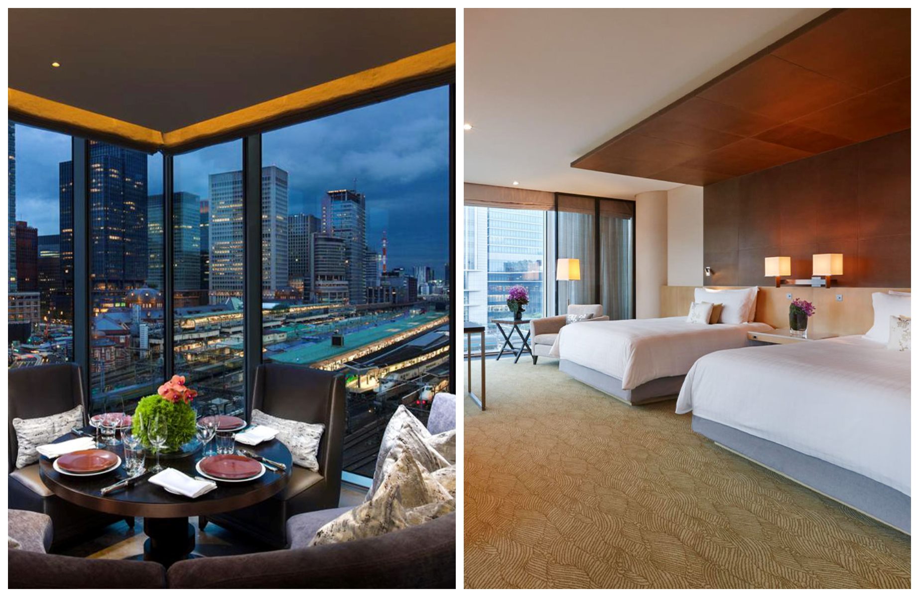 With views to keep kids entertained for hours and big bouncy beds, this is a great spot for your next visit. © Four Seasons Hotel Tokyo at Marunouchi
