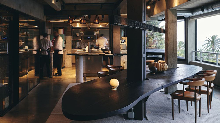 L'intérieur du restaurant Mirazur © Antonio Sorrentino/Mirazur