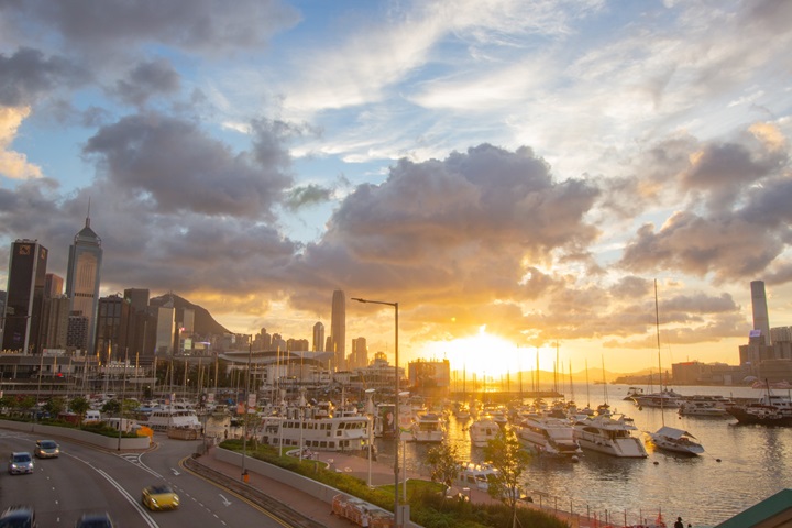 避風塘的日落絕美，絕對值得一訪。（©Shutterstock）