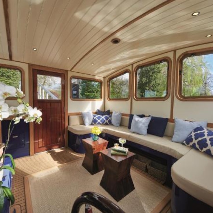 Check out the spa in a permanently moored riverboat. © Monkey Island Estate