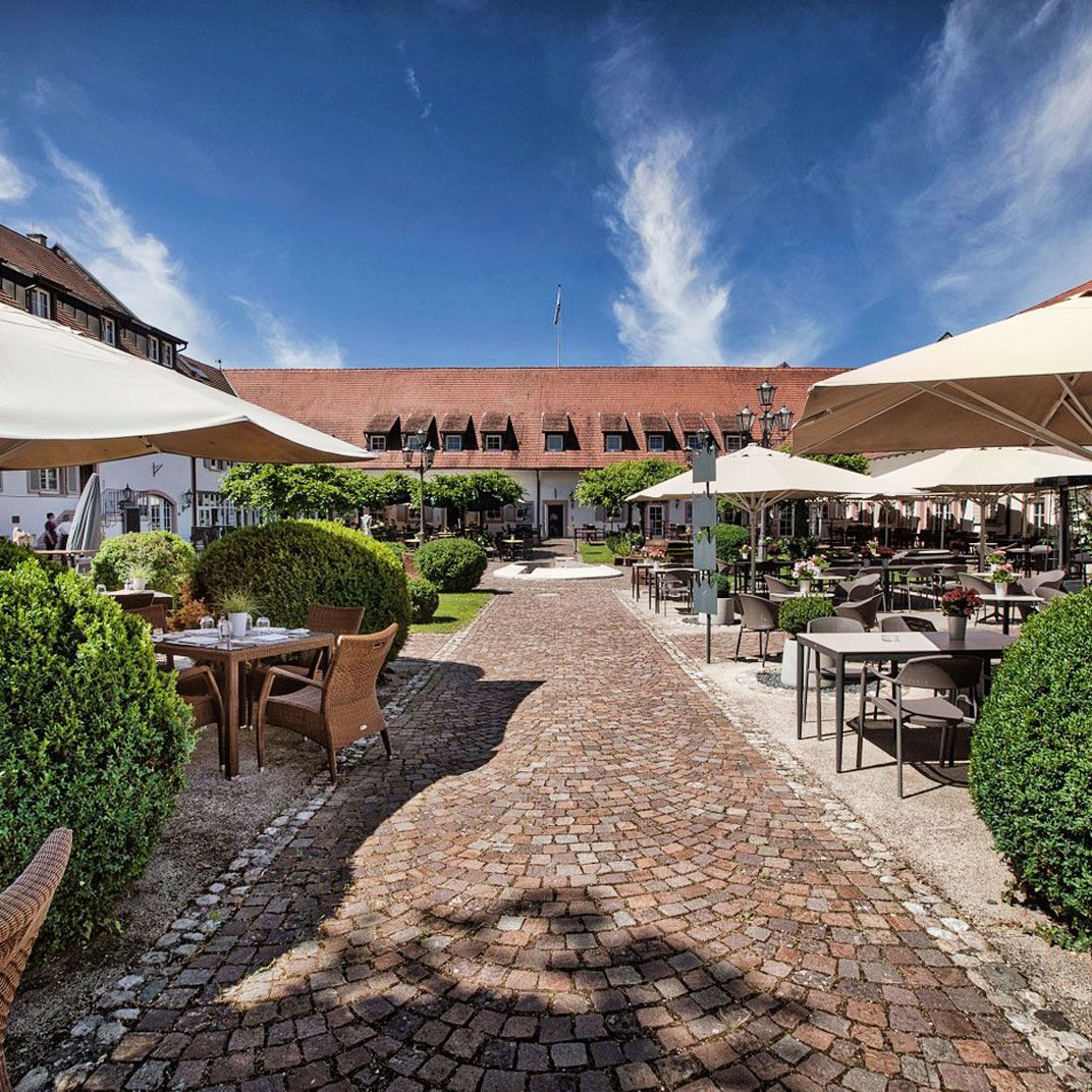Innenhof des Hotel Schloss Reinach © Schloss Reinach