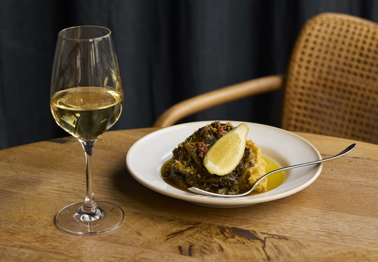 A dish from Jackson Boxer's new restaurant, Dove. © Safia Shakarchi