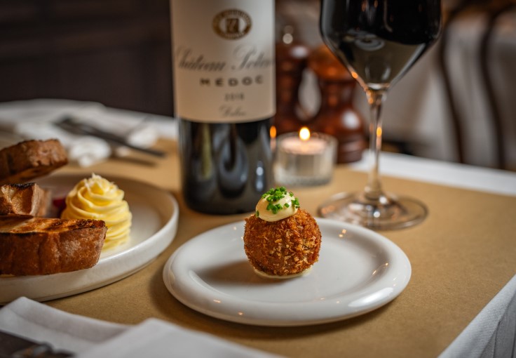 A small but mighty snack from La Palombe. © Miles Worsfold