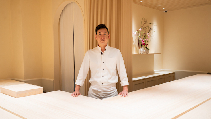 Chef Yoshio Sakuta of newly minted two-MICHELIN-Starred Sushi Sakuta.