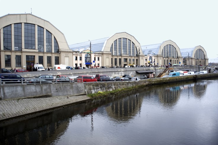 Riga Central Market in Latvia, which sits within five old Zeppelin aircraft hangars (© iStock/graf)