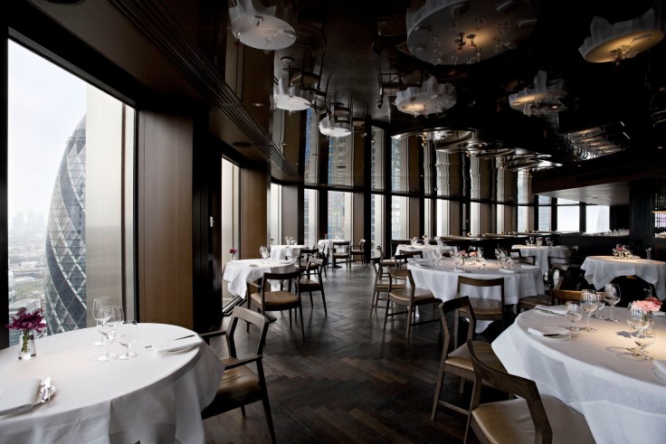 City Social's view of The Gherkin and London's financial district. © City Social