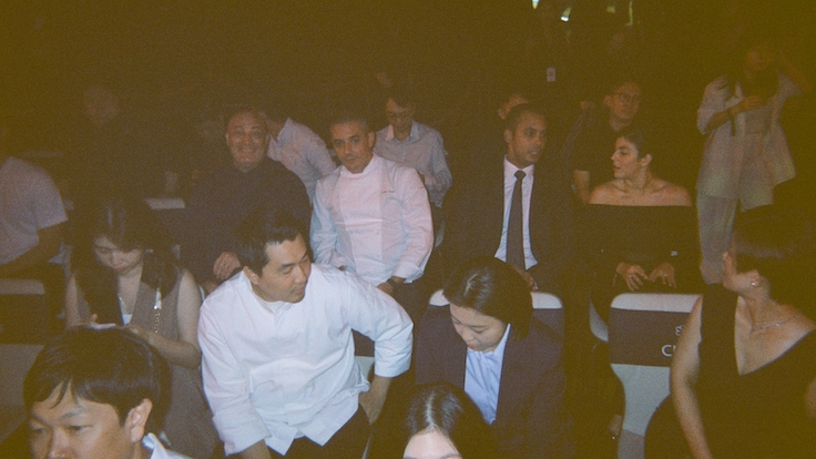 Chefs and guests before the ceremony begins. (Photo by Ivan Brehm of 1-Star Nouri)