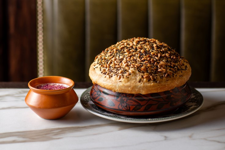 The muntjac biryani at Gymkhana, complete with its pastry lid. © Marcus Cobden