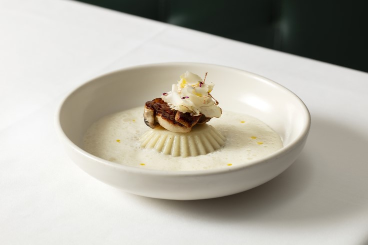 A delicately presented dish from the consistently impressive Trinity. © John Carey