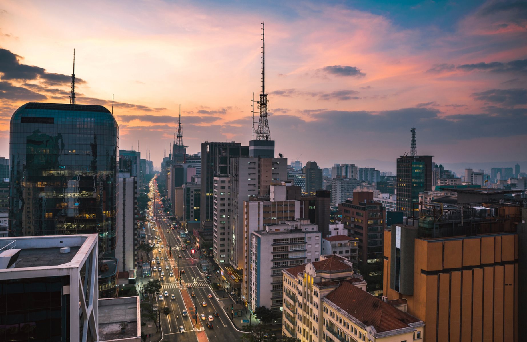 Faria Lima Avenue is an important financial hub in the city. © wsfurlan/iStock
