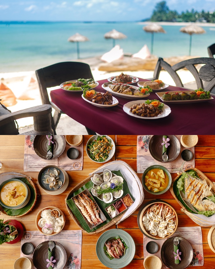 An array of authentic Southern seafood you shouldn’t miss. (© Anuwat Senivansa Na Ayudhya/ MICHELIN Guide Thailand)