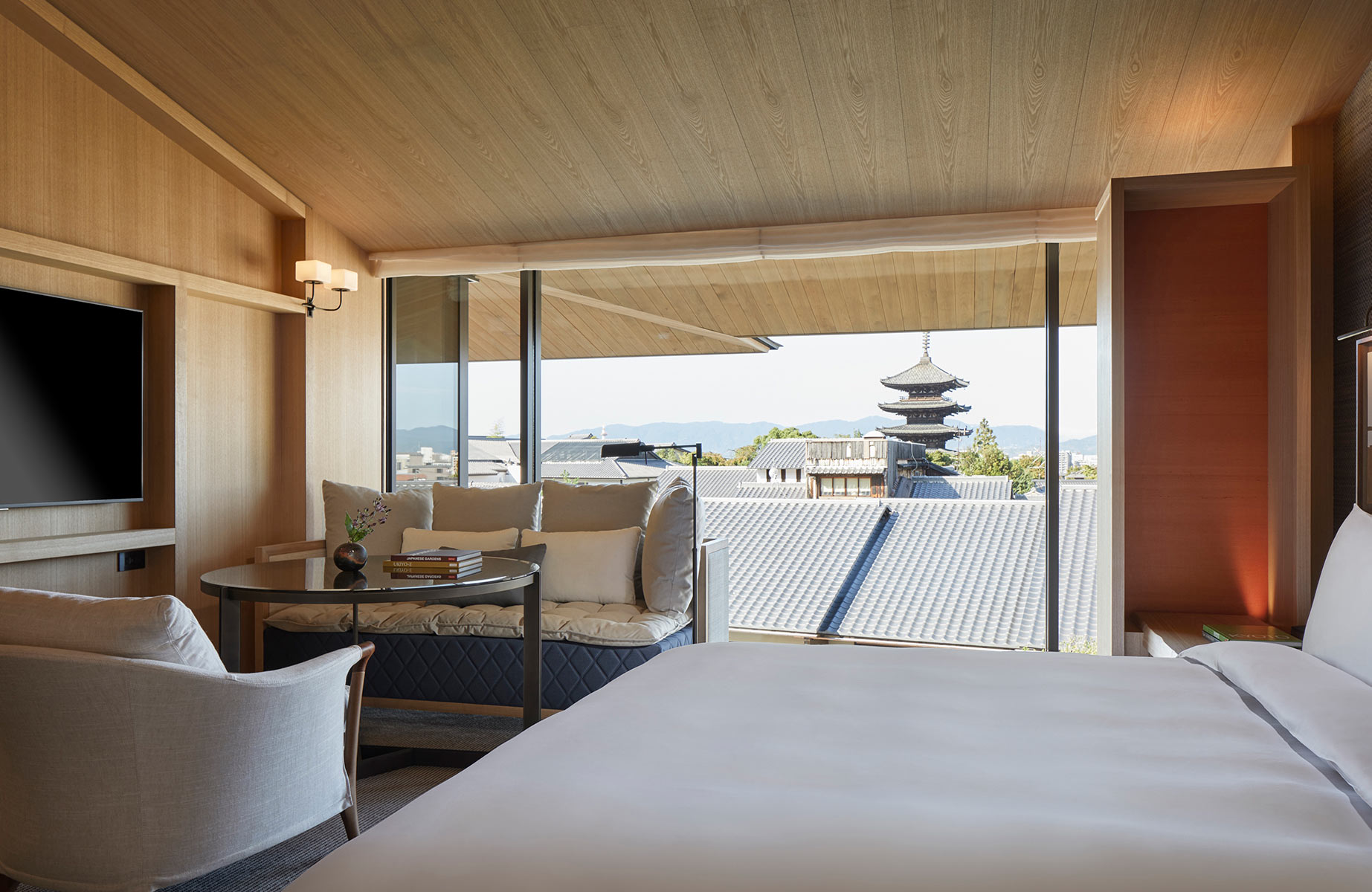 View of Yasaka Pagoda from a guestroom at Park Hyatt Kyoto © Park Hyatt Kyoto