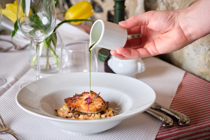 Leaping Hare, where the cooking is based around high-quality seasonal ingredients. © Joe Preston