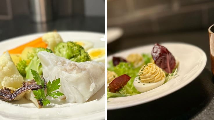 Aïoli et oeufs mimosas, les classiques sont au rendez-vous © Les Galinas