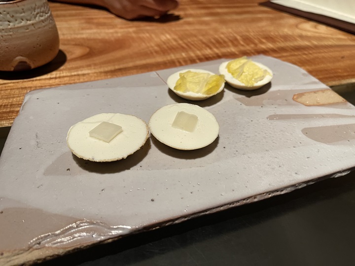 Eika's soymilk tarts. (©MICHELIN)