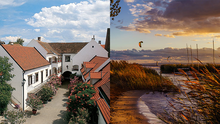 Feiler-Artinger Winery in Rust, View of Neusiedler See near Podersdorf © Österreich Werbung: from left Rudolf Lantschbauer, Martin Steinthaler / tinefoto