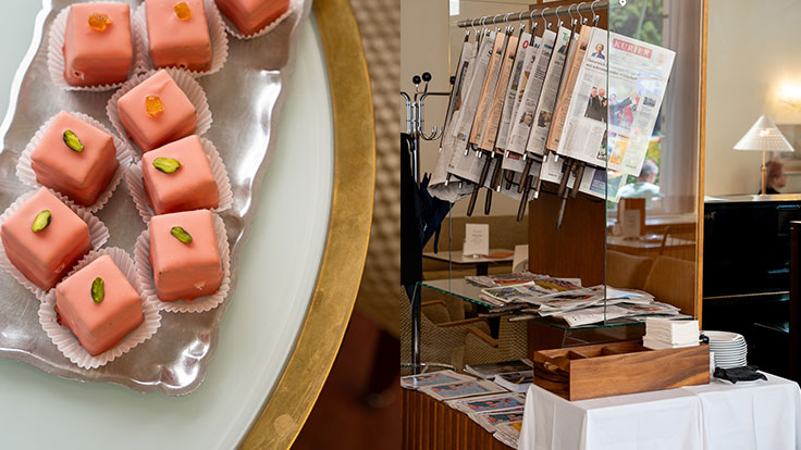 Typical Vienna: Punschkrapferl and Newspapers at Café Prückel © Café Prückel