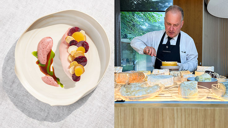 Dish © Steirereck im Stadtpark | A Section of the Cheese Cart at Steirereck @ Annette Sandner