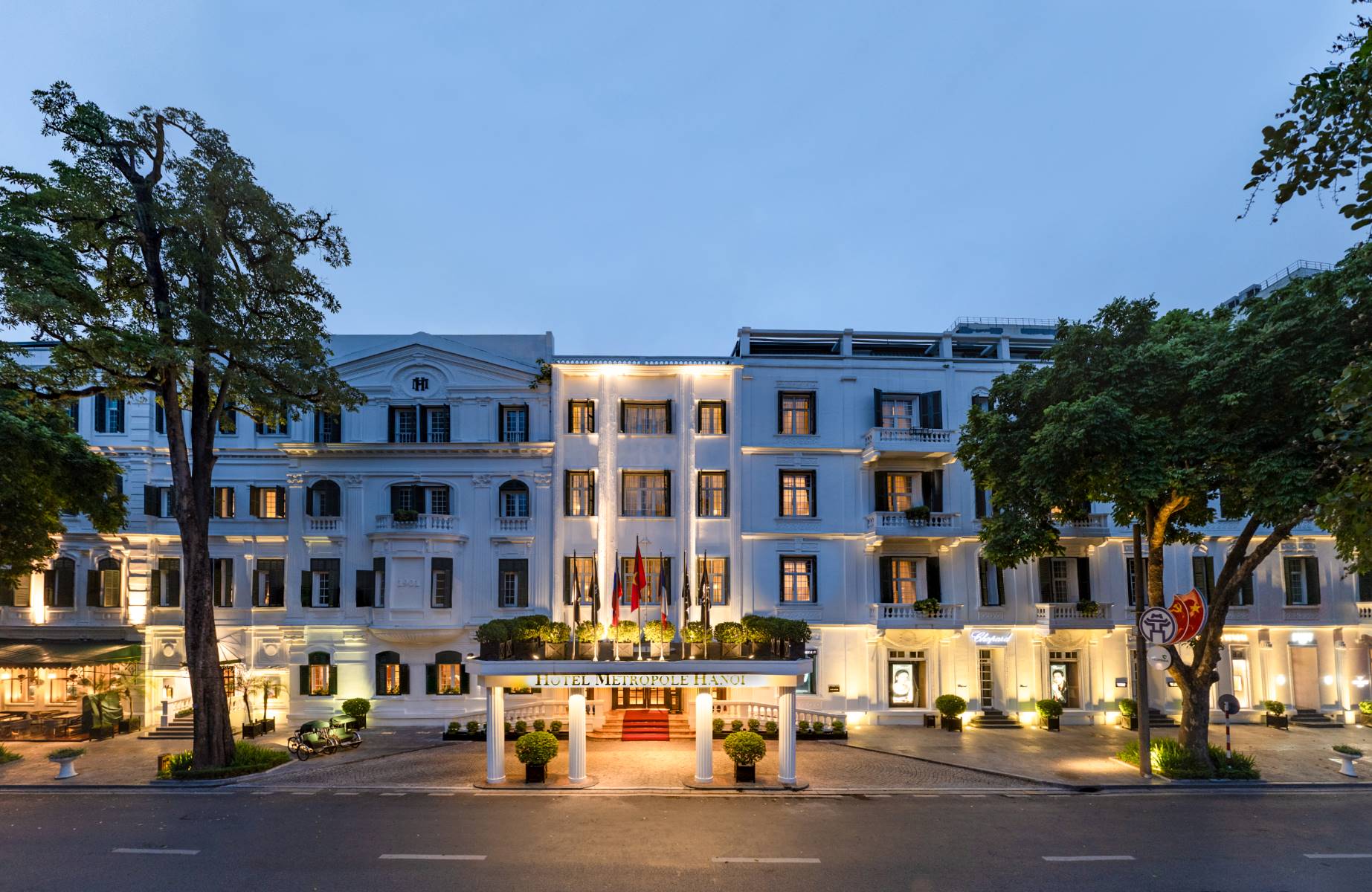 L'attuale facciata dell'Heritage Wing del Sofitel Legend Metropole © Sofitel