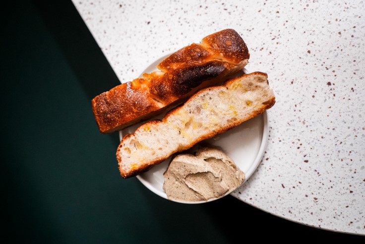 The bread course at HERA, which is situated inside a larger red-brick pub. © Josh Stanley