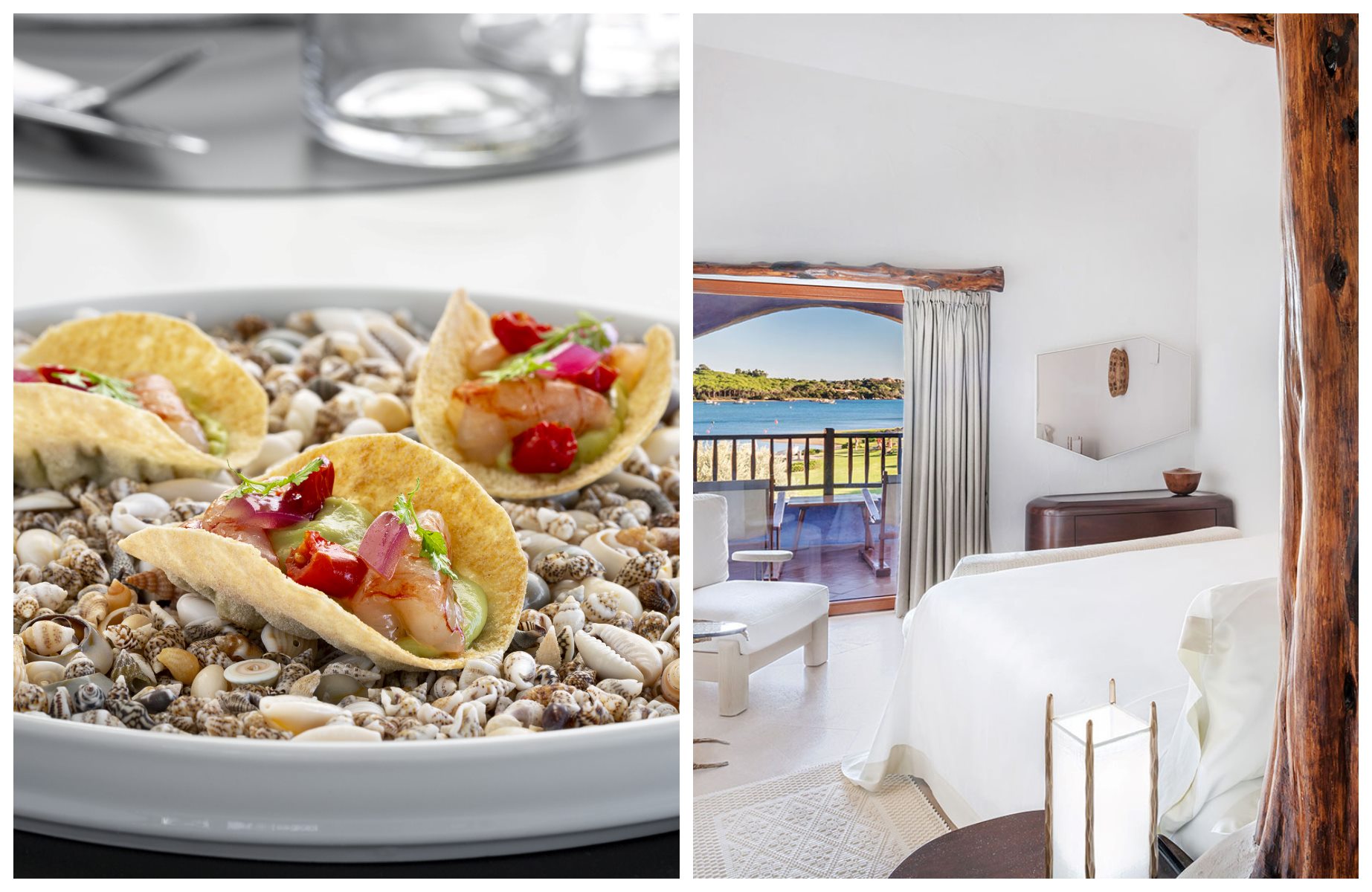 Frades La Terrazza’s Sardinian flavors meet Hotel Cala di Volpe’s iconic luxury on Costa Smeralda. © Tiziano Canu Frades/La Terrazza, Hotel Cala Di Volpe