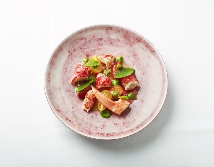 A typically well-composed seafood dish at Outlaw's New Road. © Kate Whitaker