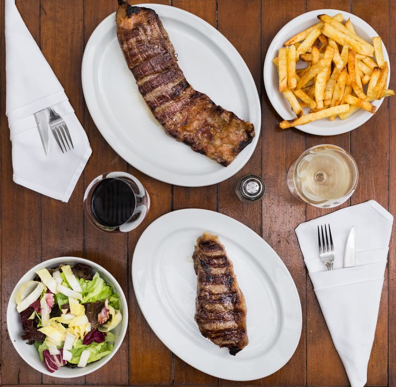 Tripe and steak from the Fervor restaurant. © Fervor