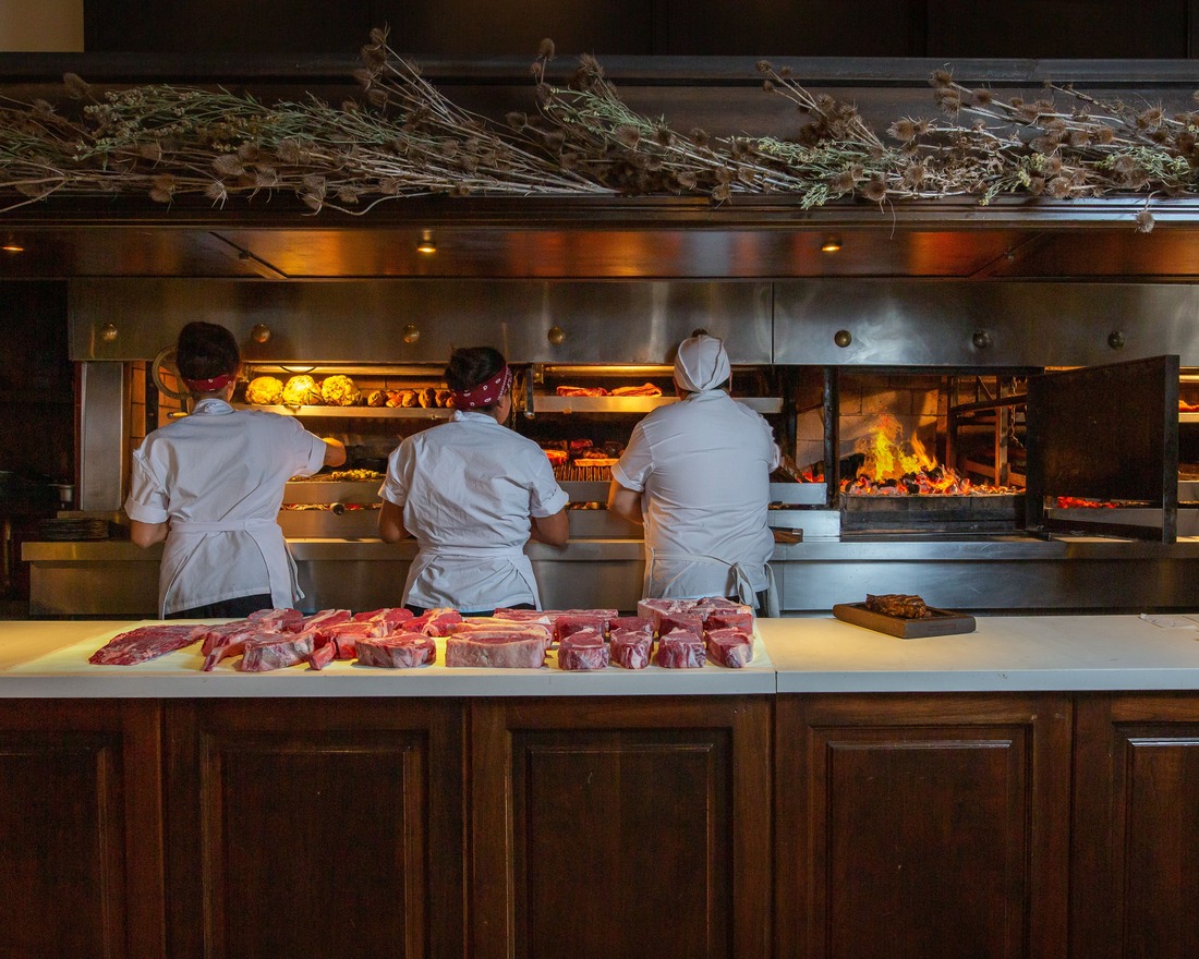 Don Julio's grill in action. © Don Julio