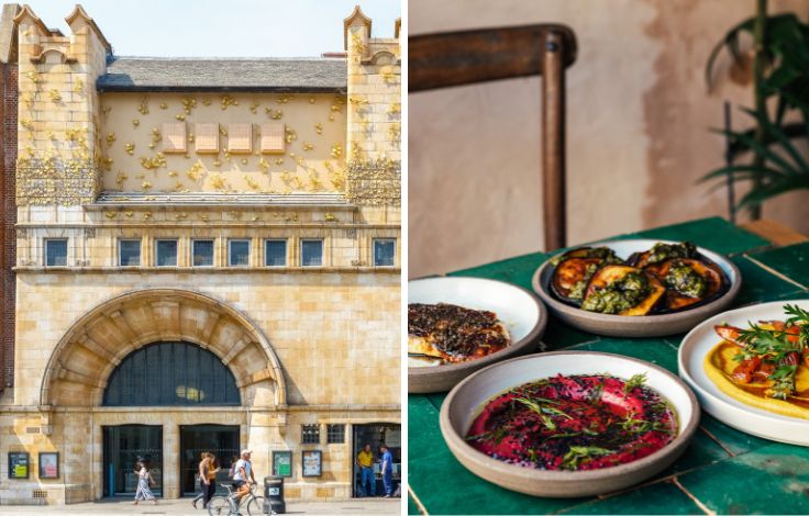 Whitechapel Gallery and sharing plates from the nearby Bubala. © VictorHuang/iStock, Haydon Perrior