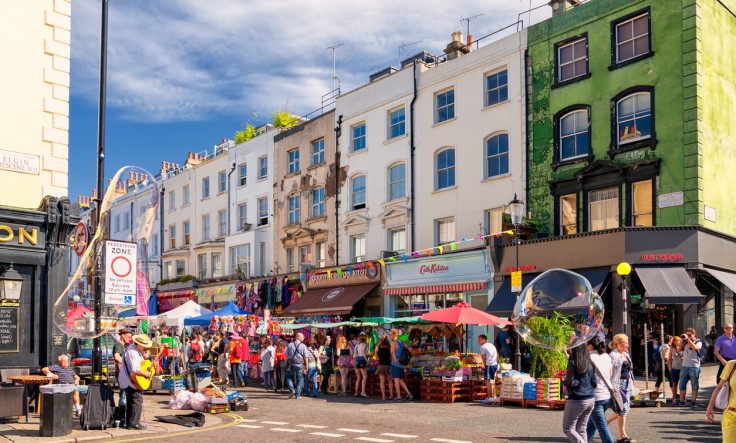 Portobello Road Market in all its colourful glory. © giorgiogalano/iStock