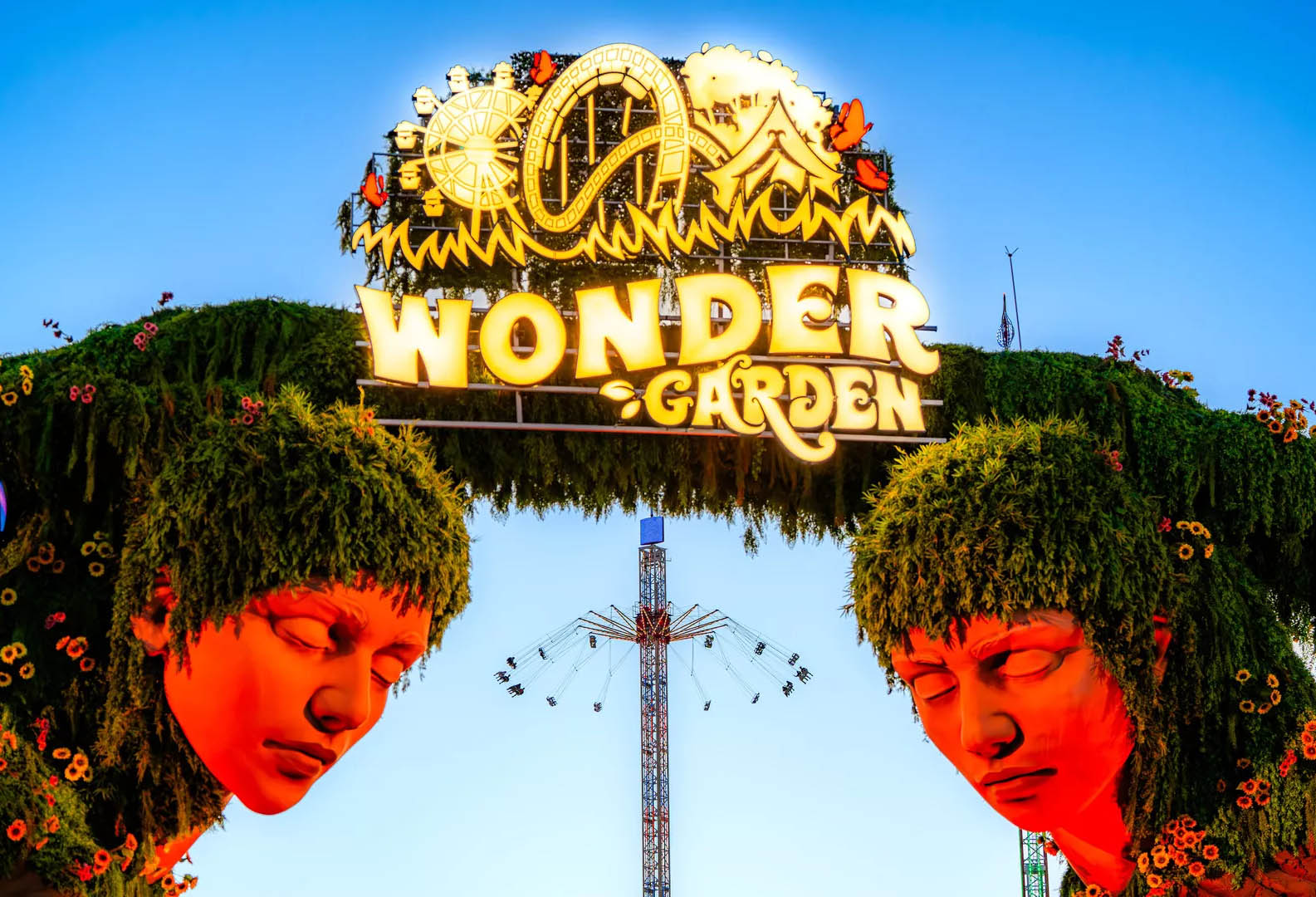 Stroll amongst flamingos and butterflies at Wonder Garden during Riyadh Season. ©Visit Saudi/Ministry of Tourism Saudi Arabia