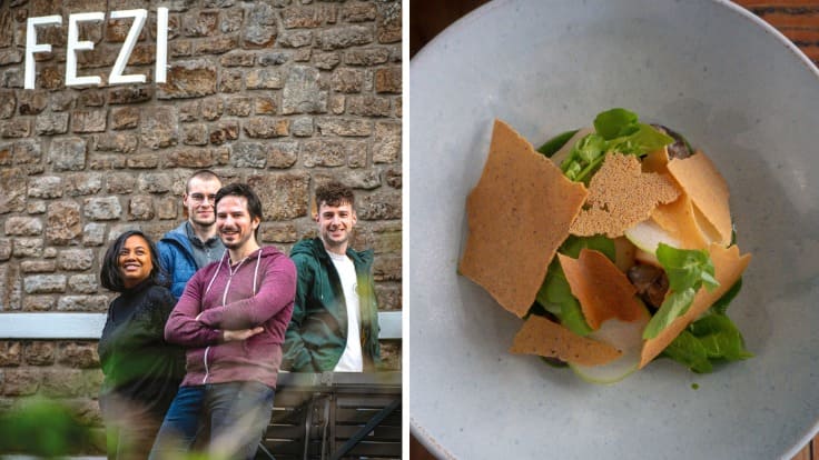 La joyeuse équipe de Fezi à Rennes propose une cuisine qui célèbre l'ultra-local © Olivier Marie / Cédric Bruneau
