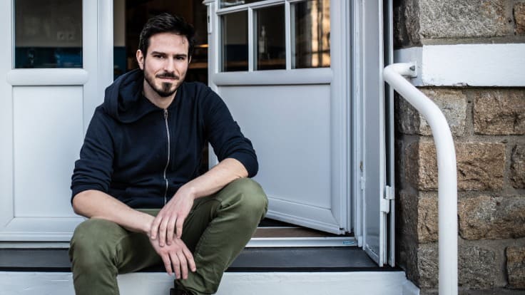 Cédric Bruneau, chef et propriétaire du restaurant Fezi à Rennes © Olivier Marie