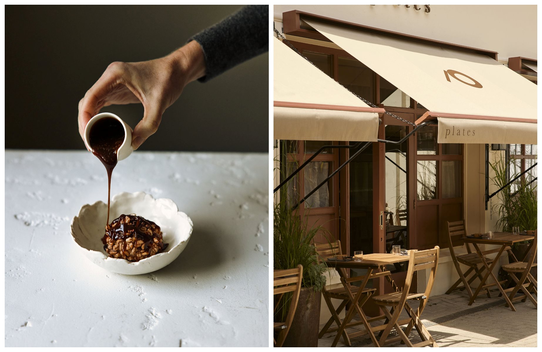 Plates London became the first vegan restaurant in Britain to earn a MICHELIN Star in 2025. © Safia Shakarchi/Plates London