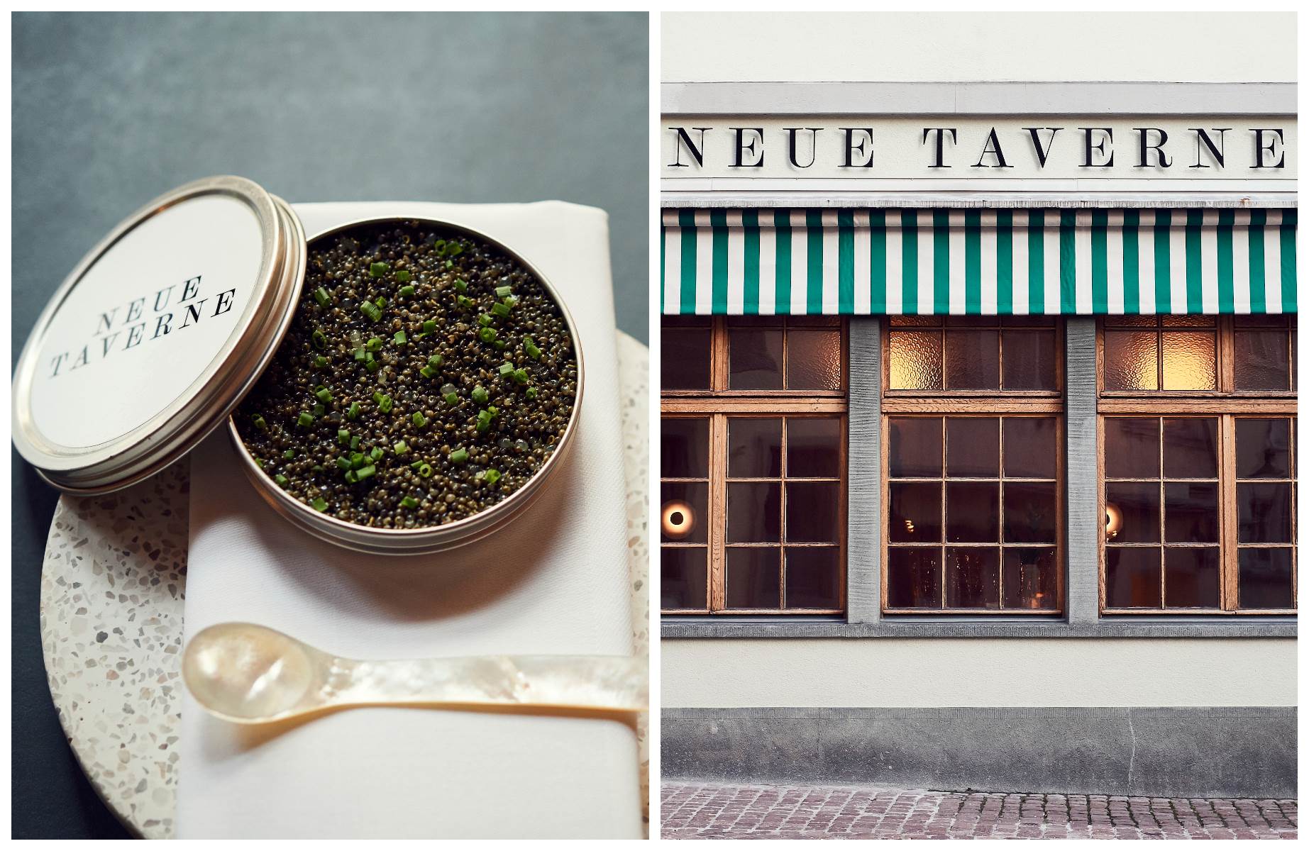 At Neue Taverne, the dining experience is centered on sharing. © Lukas Lienhard/Neue Taverne