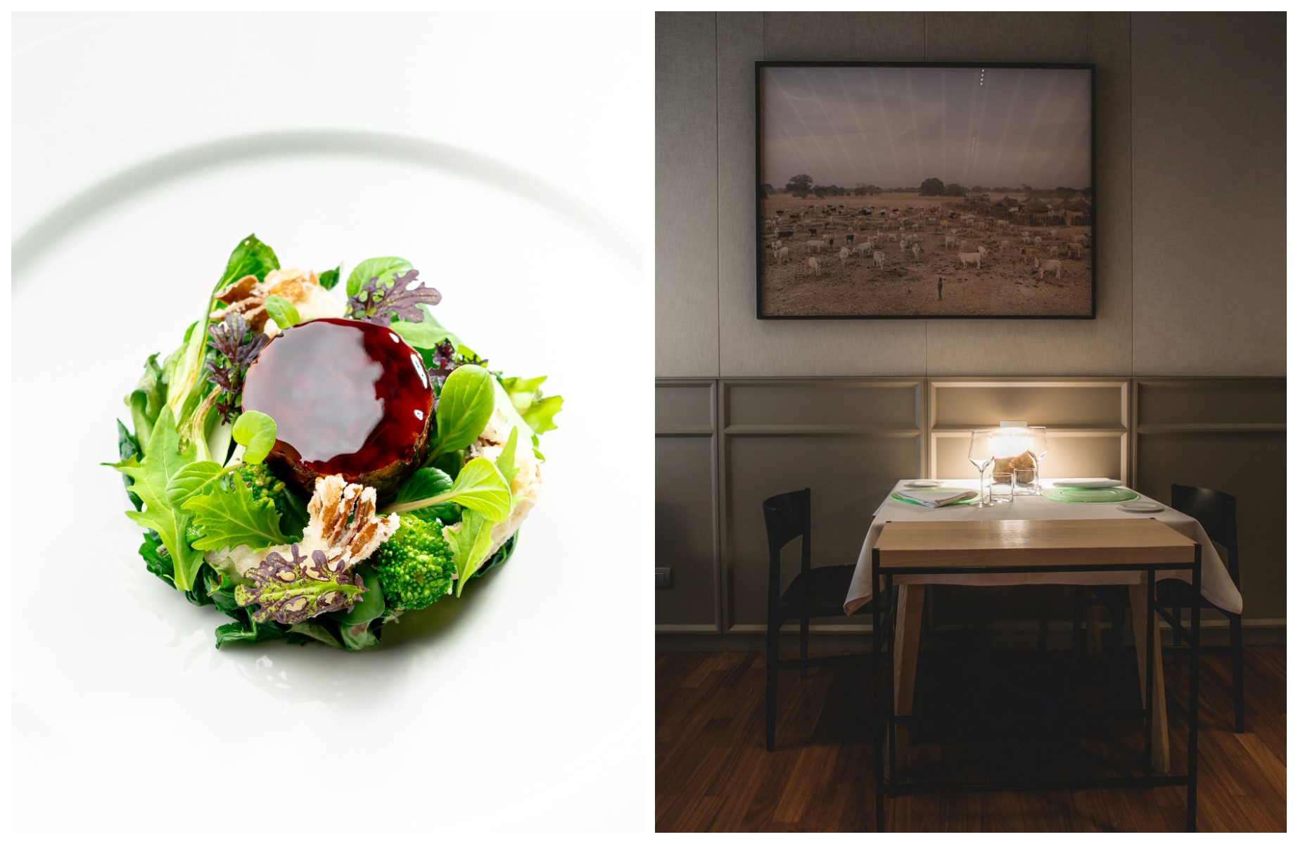 Joia, the first vegetarian restaurant in Europe to be awarded a MICHELIN Star in 1996. © (L) Vincenzo Moraca (R) Manuela Vanni /Joia