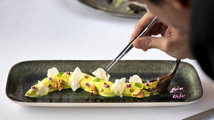 Aubergine im Restaurant Sissi © Sartor Marco / Restaurant Sissi