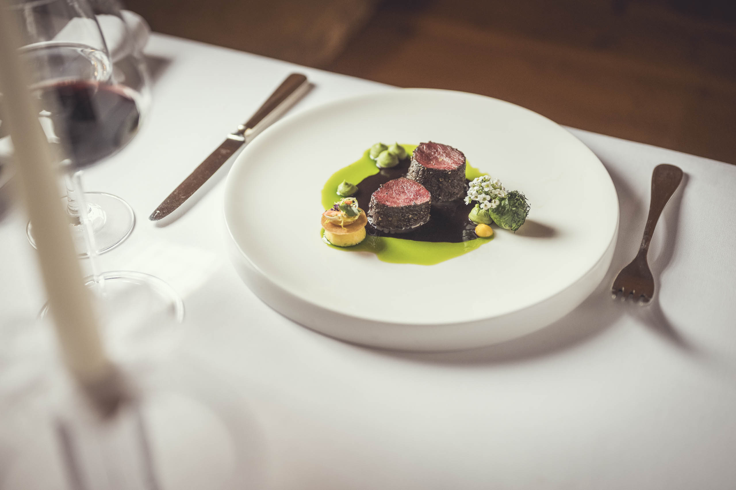 Dish in the Schlossherrnstube at the Schlosshotel Ischgl © Hannes Niederkofler