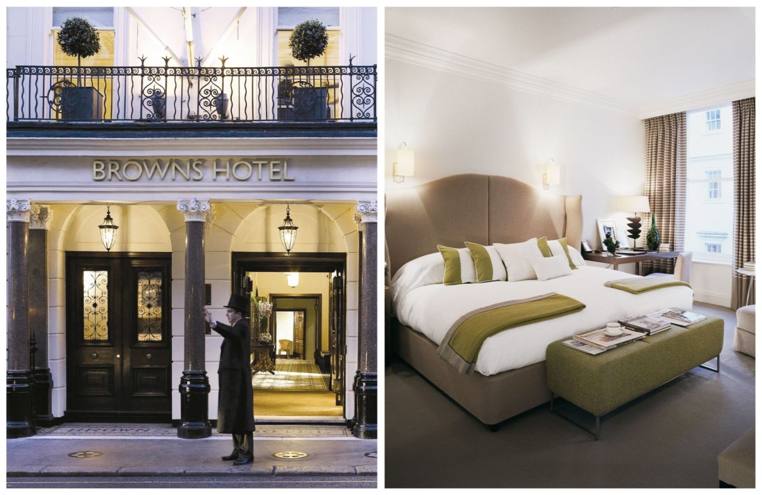 At Brown's, families will enjoy the interconnecting rooms and teddy bear turndown service. © Brown's Hotel, a Rocco Forte Hotel