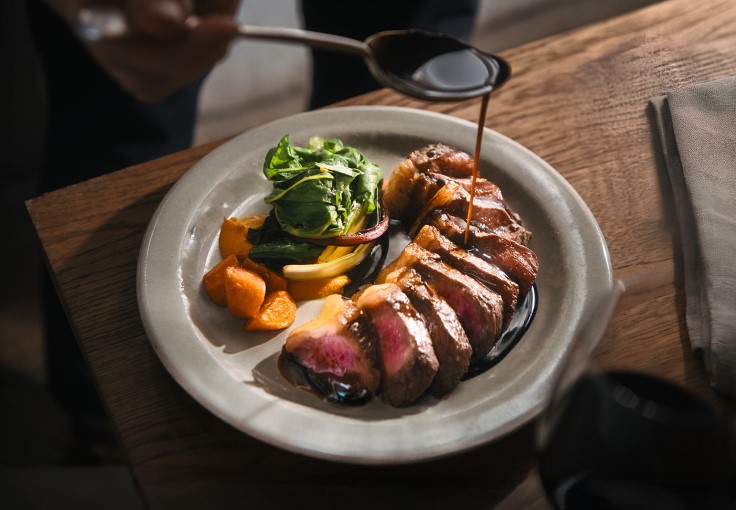 One of The Free Company's dishes powered by their own farm produce. © Christian & Amelia Masters