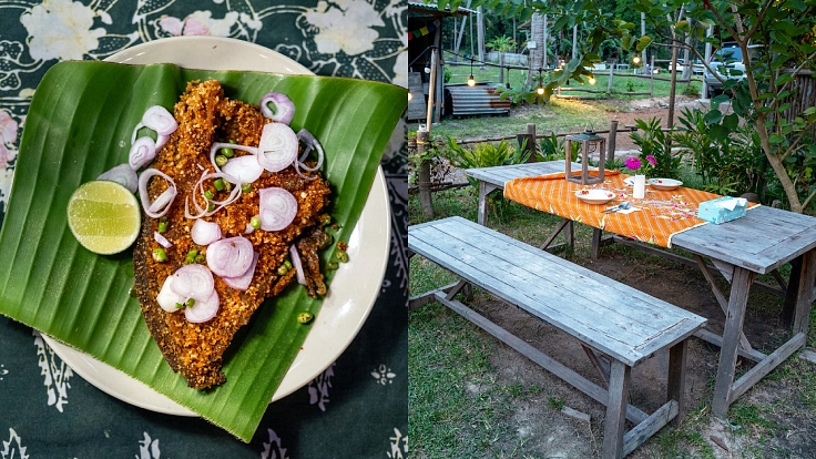 ร้านอาหารอันเงียบสงบในสวนที่สุราษฏร์ธานี (© Michelin)