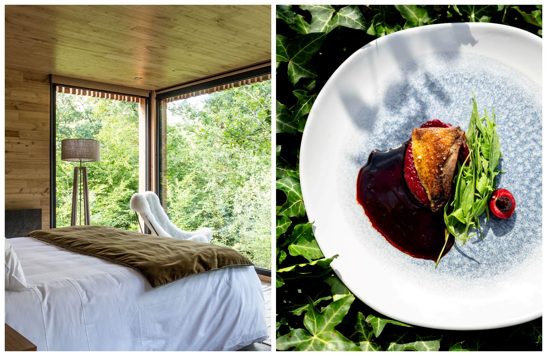 With its lodges nestled deep in the forest, Loire Valley Lodges offers a serene retreat amid the trees. © Geraldine Martens