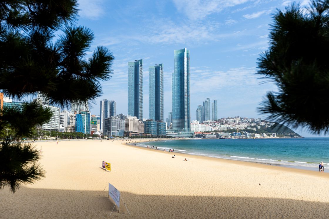 Haeundae, where the beach meets the skyline.