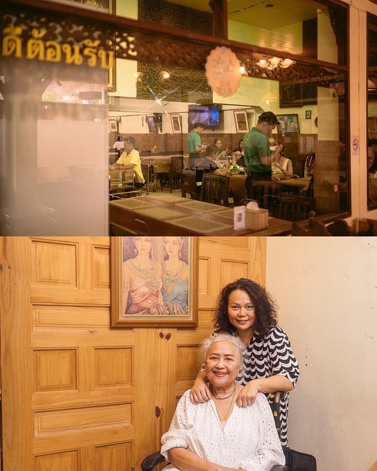 Aunty Paew and her daughter. (© Anuwat Senivansa Na Ayudhya/ MICHELIN Guide Thailand)
