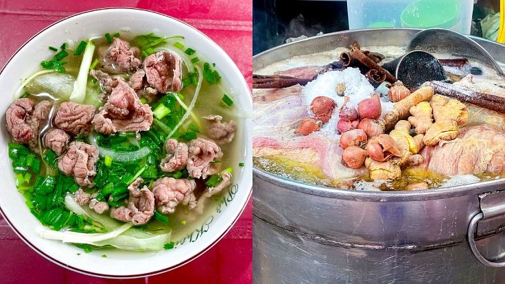 Pick your favourite protein cut at Phở Khôi Hói. (© Michelin)