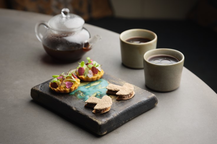 Intricate snacks from Simon Rogan's more relaxed Cartmel restaurant. © Cristian Barnett