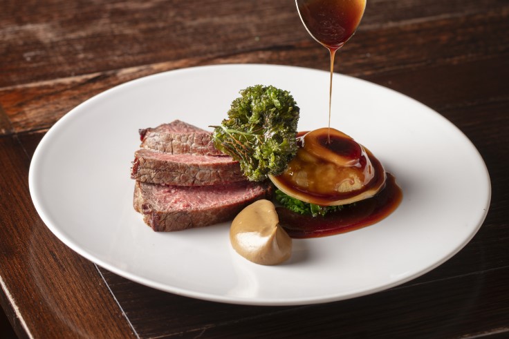 The Dog and Gun Inn's hearty, flavoursome food. © John Carey