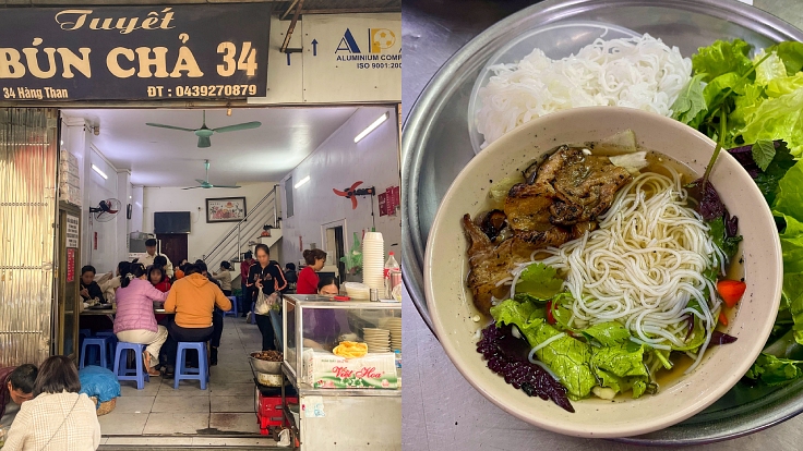 Tuyết Bún Chả 34 in Hanoi. (© Michelin)
