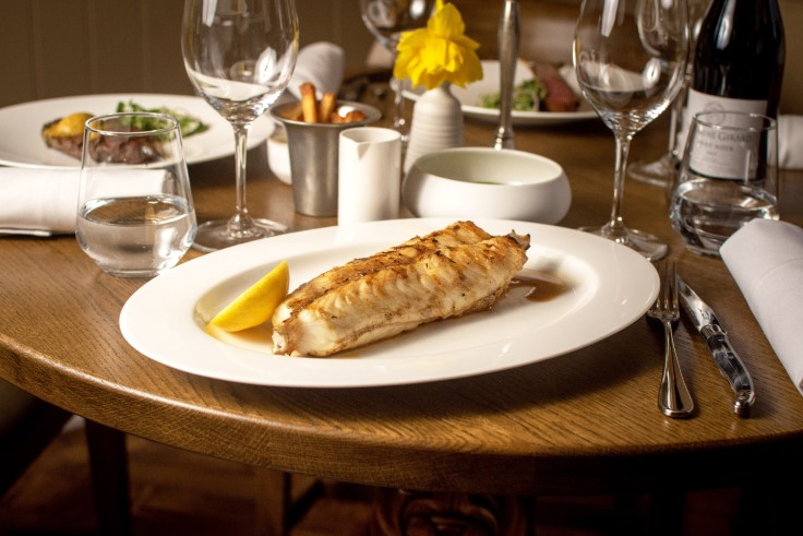 A fish dish from The Bridge Arms in Kent. © Andrew Lewis